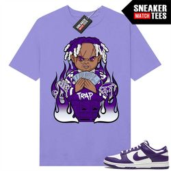 Court Purple Dunk Sneaker Match Tees Lavender 'Trap Chucky'