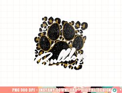bulldogs gold black cheetah school sports fan team spirit  copy