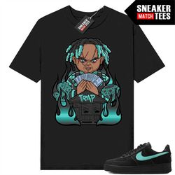 Tiffany Force 1s Shirts to match Sneaker Match Tees Black 'Trap Chucky'