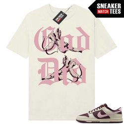 Valentines Day Dunk Low to match Sneaker Match Tees Sail 'God Did'