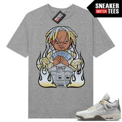 Craft 4s Shirts to match Sneaker Match Tees Heather 'Grey Trap Chucky'