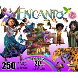 Encanto PNG, Casita Clipart, Mirabel Instant Download, Free SVG, Bruno Pepa Familia Manuela Antonio Isabela Luisa Juliet