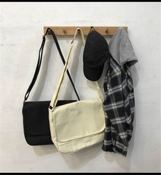 Solid Color Designer Fashion Women's Shoulder Bags High Quality Canvas Ladies Crossbody Bag Casual Young Student School