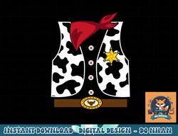 Cowboy Vest Western Sheriff Costume Cool Easy Halloween Gift png, sublimation copy