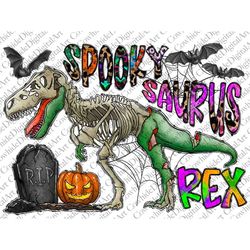 Halloween Png File, Dinosaur png, Spooky Saurus Rex png, Sublimation File,Sublimation Designs Downloads,Digital Download
