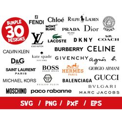 Fashion Brands Logo Bundle, Luxury Brands Logo SVG , Gucci SVG, Louis Vuitton SVG , Balenciaga Symbol, Gucci Logo