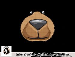 Cute Bear Face Costume Funny Halloween Teddy DIY Gift png, sublimation copy