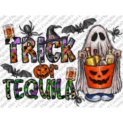 Trick Or Tequila Png, Halloween Png, Halloween Drink Png, Tequila, Witches Png, Pumpkin Png, Leopard, Digital Download,