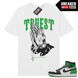 Lucky Green 1s  Sneaker Match Tees White 'Gior Truest'