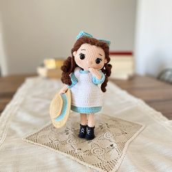 Diana Barry amigurumi doll pattern, Cute amigurumi pattern, Doll pattern crochet, English