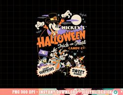 Disney Mickeys Halloween Trick or Treat Candy Co. png, sublimation copy