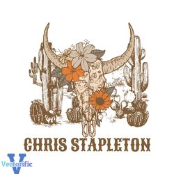 Chris Stapleton Bullhead Western PNG Silhouette File