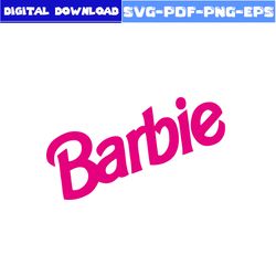 Barbie Logo Svg, Barbie Princess Svg, Barbie Girl Svg, Barbie Svg, Girl Svg, Princess Svg, Cartoon Svg, Png Eps Pdf File