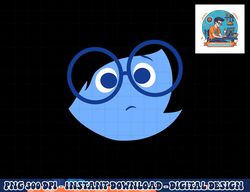 Disney Pixar Inside Out Sad Face Halloween png, sublimation copy