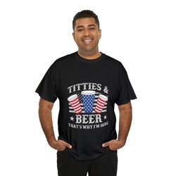 Titties & Beer Thats Why Im Here Svg, 4th Of July Svg, Red White And Blue Svg, Cricut, Svg Files, Cut File, Dxf, Png, Sv