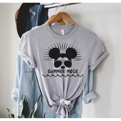 Summer Mode Sunshine Shirt, Mickey Summer Shirt, Disney Summer Vacation Shirt, Disney Trip Shirt, Womens Summer Shirts,