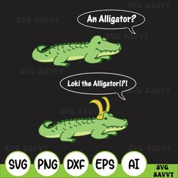 Alligator Loki - Dr.Doofenshmirtz Reference svg