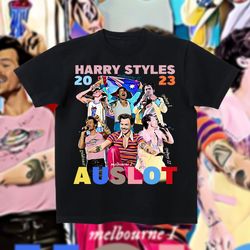 Harry Styles 2023 Australian Tour Inspired Bootleg Graphic Tee, HSLOT, AUSLOT. Love on Tour Unisex Heavy Cotton