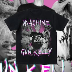 MGK Machine Gun Kelly Bootleg Graphic Tee, Vintage Tee 90s t-shirt Inspired Unisex Heavy Cotton
