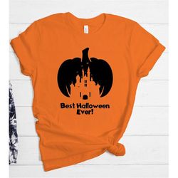 Disney Halloween Shirt, Halloween Shirt, Disney Shirt, Not So Scary Disney Vacation, Pumpkin, Cinderella's Castle, Magic