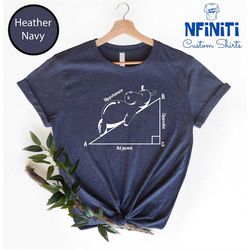 Funny Hippopotenuse T Shirt, Math Teacher Gift, Funny Math T Shirt, Math Teachers TShirt, Teacher Shirt, Geometry Teache