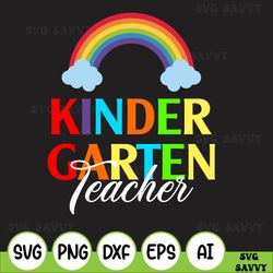 Kindergarten Rainbow svg