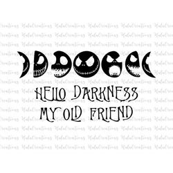 Hello My Old Friend, Halloween Svg, Trick Or Treat Svg, Spooky Vibes Svg, Witch Svg, Fall Svg, Svg, Png Files For Cricut