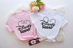 Mickey-Minnie Mouse Shirt, Disneyworld Group Shirt, Disney Vacation Matching Tees, Couples Shirts, Trip Apparel for Men