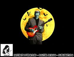 Frankenguitar Frankenstein Plays Electric Guitar Halloween png, sublimation copy