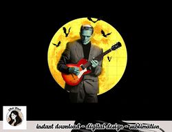 Frankenguitar Frankenstein Plays Electric Guitar Halloween png, sublimation copy