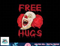Free Hugs Halloween Evil Killer Scary Clown Horror Gift png, sublimation copy