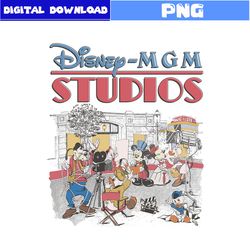 Disney MGM Studios Png, Disney Hollywood Studios Png, Retro Mickey Png, Disney Png Digital File