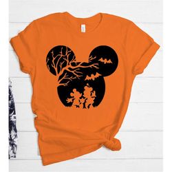 Disney Halloween Shirt, Halloween Disneyland Shirt, Mickey and Minnie Mouse Shirt, Happy Halloween matching Family Shirt