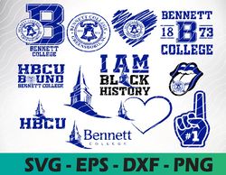 Bennett College Artwork HBCU Collection, SVG, PNG, EPS, DXF