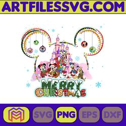 Disney Merry Christmas Png, Christmas Mouse And Friends Png, Christmas Squad Png, Christmas Friends Png