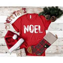 Noel Christmas Shirt, Christmas Shirt, Cute Cat Shirt, Holiday shirts, Cute Christmas Tee, Merry christmas shirt, Hapyy
