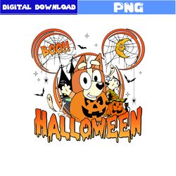 Bluey Boo Halloween Png, Bluey Png, Halloween Bingo Png, Mickey Svg, Disney Halloween Png, Halloween Png, Disney Png