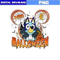 Bluey Boo Halloween Png, Bluey Png, Halloween Bluey Png, Mickey Svg, Disney Halloween Png, Halloween Png, Disney Png