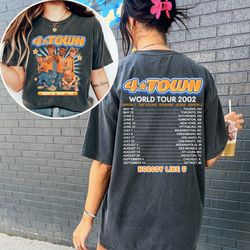 Retro Turning Red 4 TOWN 2002 Tour Comfort Colors Shirt, 4Town Shirt, Turning Red Pixar Shirt, Meilin Lee Turning Red, T