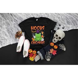 Hocus Croakus Shirt, Halloween Frog Shirt, Cute Halloween Shirt, Witch Frog Shirt, Cute Frog Shirt, Frog Gifts, Fall Fro