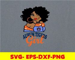 Auburn Tigers girl, svg, png, eps, dxf, NCAA teams