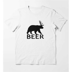 bear beer deer funny meme tee