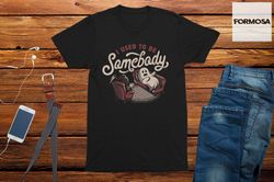 Funny Ghost T-Shirt I Used To Be Somebody Mens T-Shirt