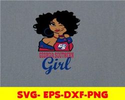 Georgia Southern girl, svg, png, eps, dxf, NCAA teams
