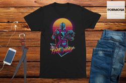 Neon Sunset This is The Way Mens T-Shirt, Geek Sci Fi Nerd Gift For Men