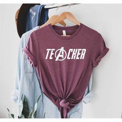Superhero Teacher T-Shirt, Teacher life Tee, Back to School Shirts, Teacher T-Shirt, Funny Teacher Gift Tee, Super Teach
