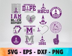 Morris Brown College Artwork HBCU Collection, SVG, PNG, EPS, DXF