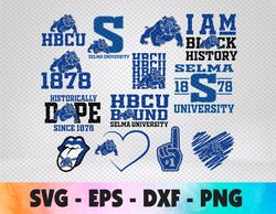 Selma University Artwork Collection, SVG, PNG, EPS, DXF