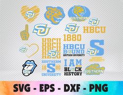 Southern University Artwork Collection, SVG, PNG, EPS, DXF