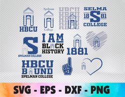 Spelman College, Artwork HBCU Collection, SVG, PNG, EPS, DXF